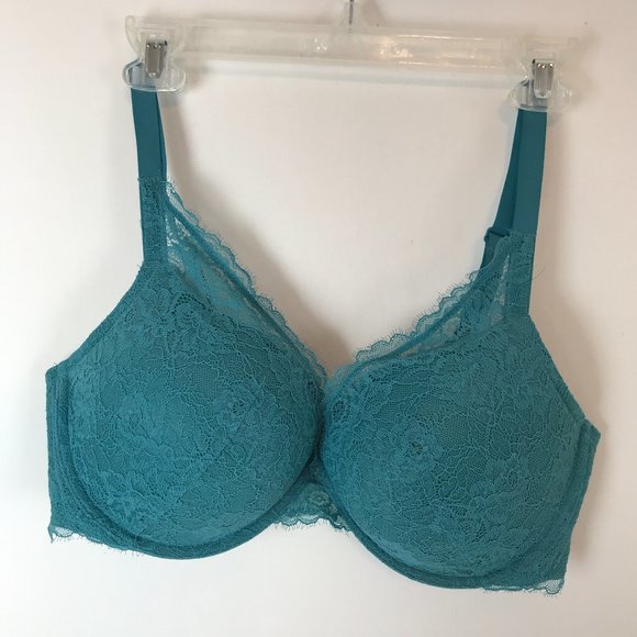 Auden 42C Padded Turquoise Lace Bra